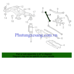 Càng sắt sau Mercedes S420 S430 S500 CL500-A2203500453 2 Càng sắt sau Mercedes S420 S430 S500