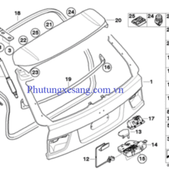 Khóa chốt capo trái BMW X5 X6 E70 E7