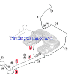 Hệ thống đường ống nhiên liệu BMW X5