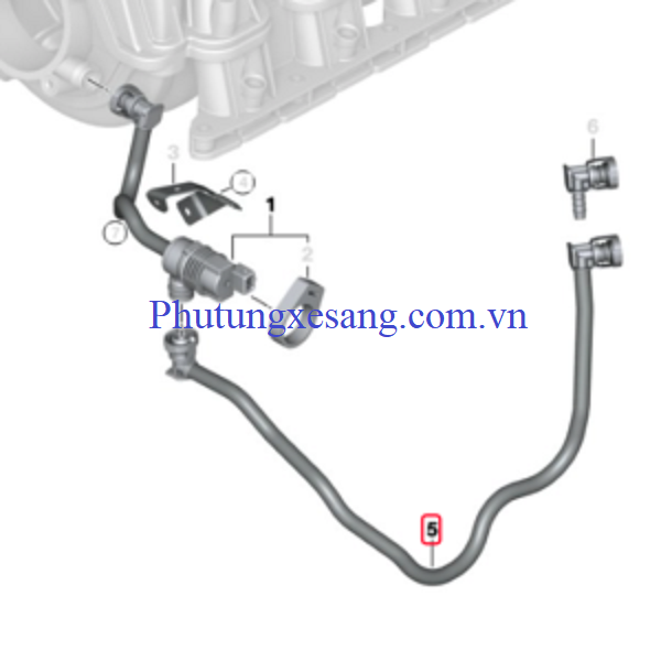 Ống dẫn nhiên liệu vào động cơ BMW X Ống dẫn nhiên liệu vào động cơ BMW X