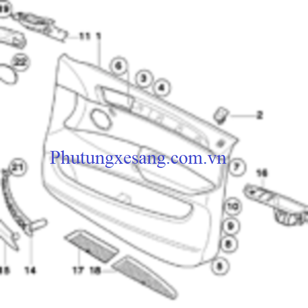 Tappi cánh cửa trước phải BMW X5 E70 Tappi cánh cửa trước phải BMW X5 E70
