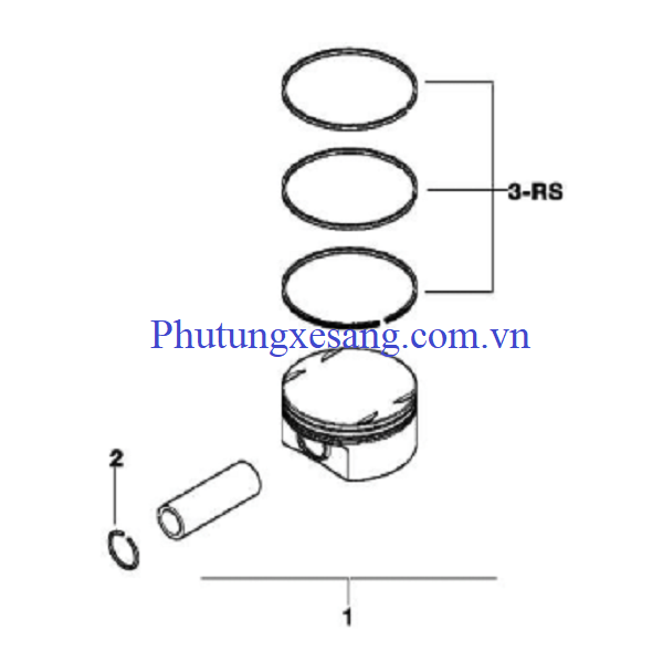 Xéc măng BMW X5 545i 645Ci 745i 745L Xéc măng BMW X5 545i 645Ci 745i 745L