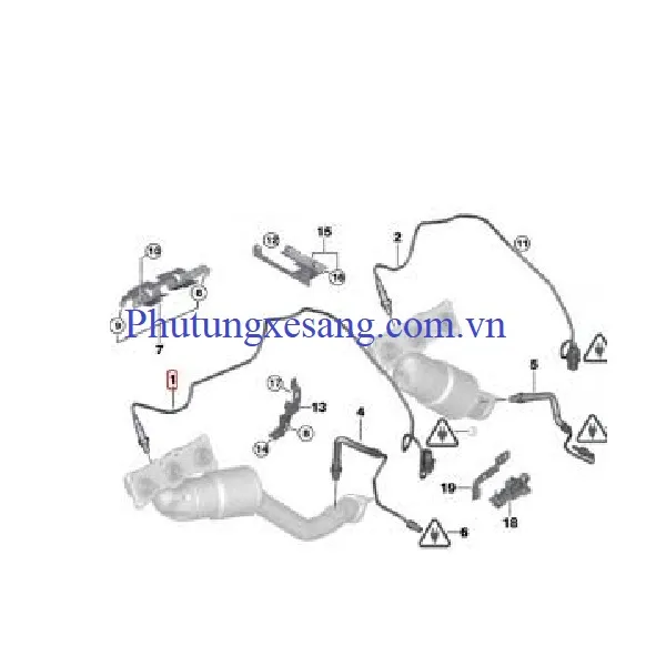 Cảm biến oxi trước bank 1 BMW X5 E70 Cảm biến oxi trước bank 1 BMW X5 E70