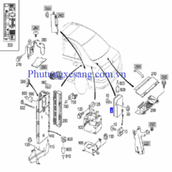 Hộp điều khiển ắc quy Mercedes E320