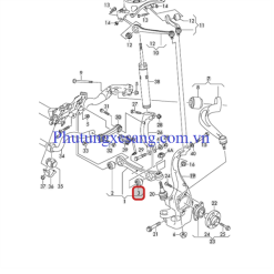 Cao su càng i dưới thẳng Audi A4 A5 A6 A7 A8 Q5 -4E0407181B 2 Cao su càng i dưới thẳng Audi A4 A5
