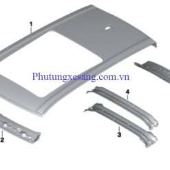 Nẹp ngang nóc xe BMW X5 E70