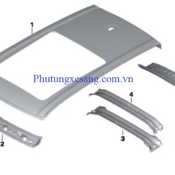 Nẹp ngang khung nóc xe BMW X5 E70