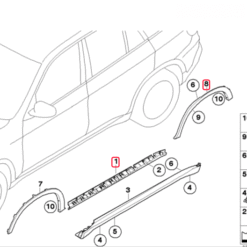 So đồ bậc lên xuống BMWX5E70