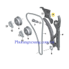 Miếng đệm tăng xích trên động cơ BMW X5 X6 52-11317592850 4 Miếng đệm tăng xích trên động cơ BMW