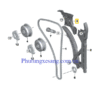 Miếng đệm tăng xích trên động cơ BMW X5 X6 52-11317592850 3 Miếng đệm tăng xích trên động cơ BMW