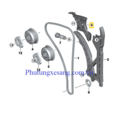Miếng đệm tăng xích trên động cơ BMW