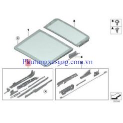 Bộ khóa nẹp cửa nóc panorama BMW X5