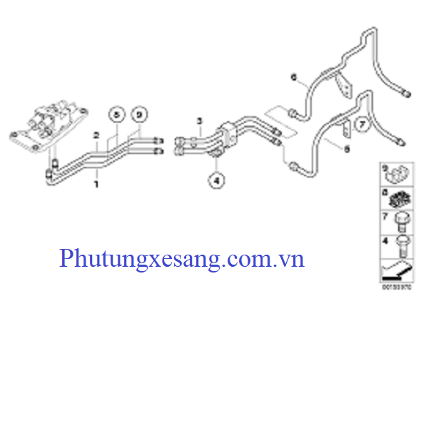 Ống chia dầu thủy lực thanh Ống chia dầu thủy lực thanh