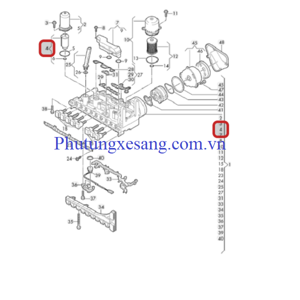 Lọc dầu thân van hộp số tự động S12 Lọc dầu thân van hộp số tự động S12