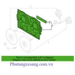 Lồng quạt két nước Audi Q5 A6 A7 S4
