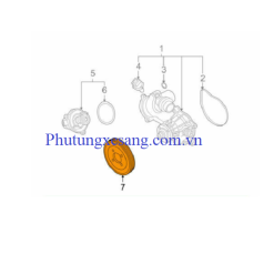 Ròng rọc bơm nước BMW 760i 760Li 760