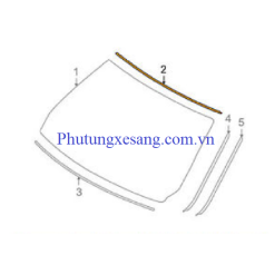 Nẹp kính chắn gió trên BMW 325i 328i