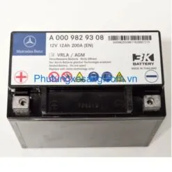 Bình ắc quy phụ Mercedes E250 E63
