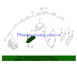 Túi khí đầu gối trái Mercedes E300 E