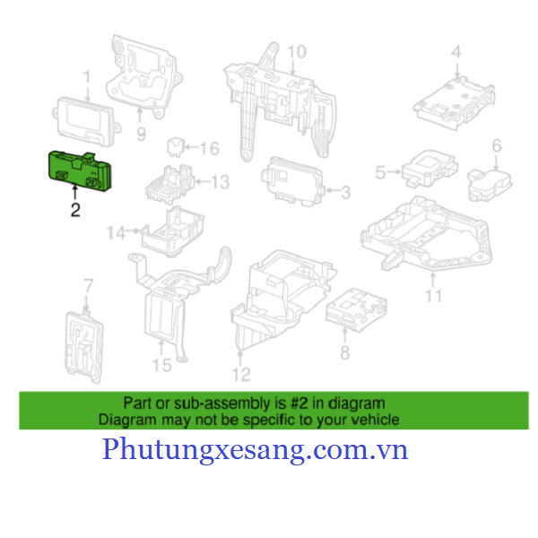 Hộp điều khiển mô tơ cốp sau Mercede Hộp điều khiển mô tơ cốp sau Mercede