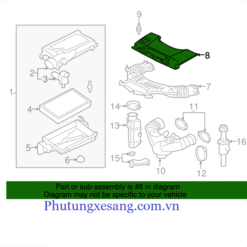 Tấm ốp che máy Lexus LS460 2010 2WD