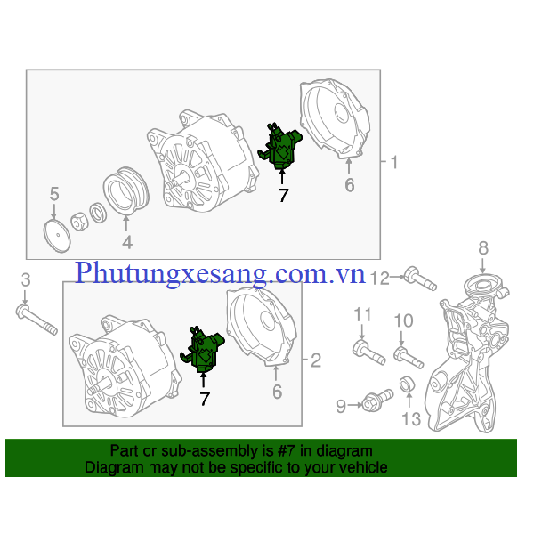 Điều chỉnh điện áp máy phát Audi Q3 Điều chỉnh điện áp máy phát Audi Q3