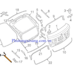 Ty chống cốp điện tự động BMW 528i 5