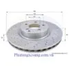 Đĩa phanh trước Mercedes S300 S350 S400 S450-A2214211712 1 Đĩa phanh trước Mercedes S300 S350 S