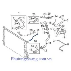 Ống nước Audi A6-4G0121081AE-4G0121081AE-4G0121081AE 2 Ống nước Audi A6-4G0121081AE
