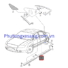 Nẹp chân kính ngoài trước Audi A8 S8