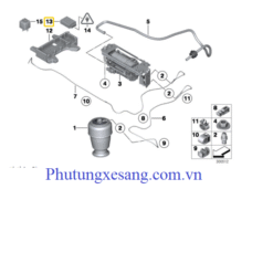 Hộp điều khiển bóng hơi BMW 535i 550