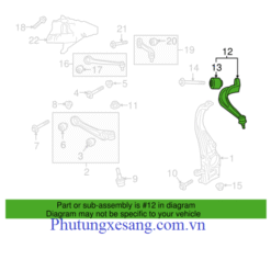 Càng cong trước phải Audi Q7 Q8 A8