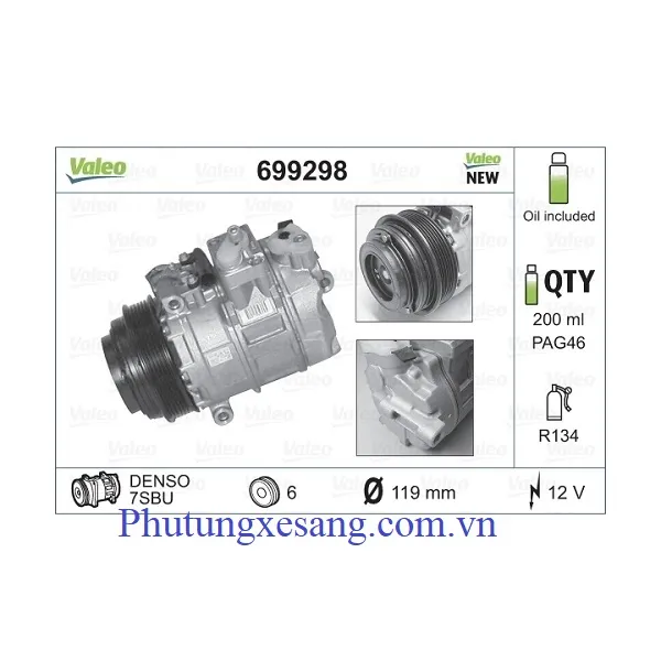 Lốc điều hòa Mercedes C220 C230 CL Lốc điều hòa Mercedes C220 C230 CL
