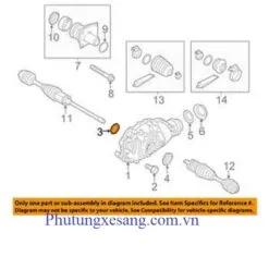 Phớt đầu cầu trước BMW X1 X2 X3 X4