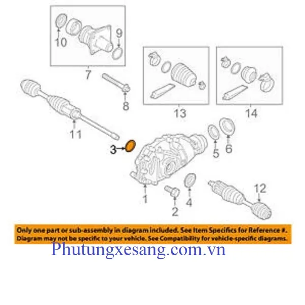 Phớt đầu cầu trước BMW X1 X2 X3 X4 Phớt đầu cầu trước BMW X1 X2 X3 X4