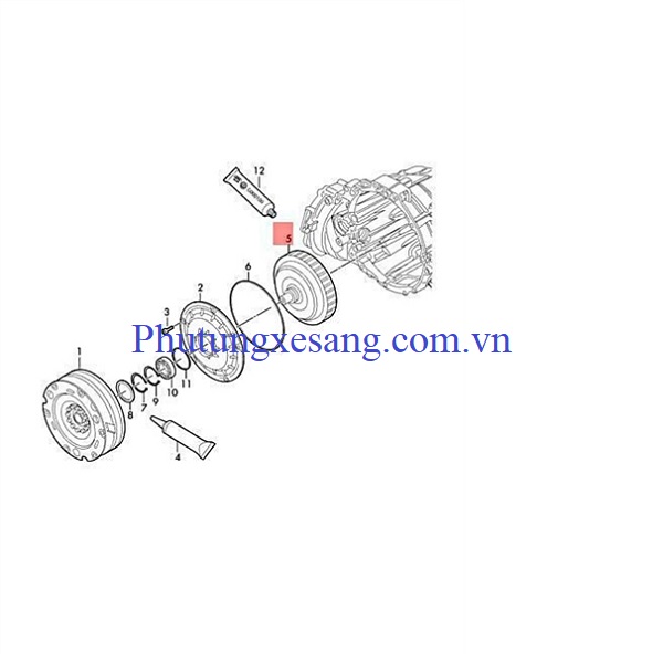 Biến mô hộp số Audi A4 A5 A6 A7 Q5 Biến mô hộp số Audi A4 A5 A6 A7 Q5