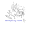 Xương ngang đỡ cản trước Audi Q7 2007-2015-4L0807113A-4L 3 Xương ngang đỡ cản trước Audi Q7