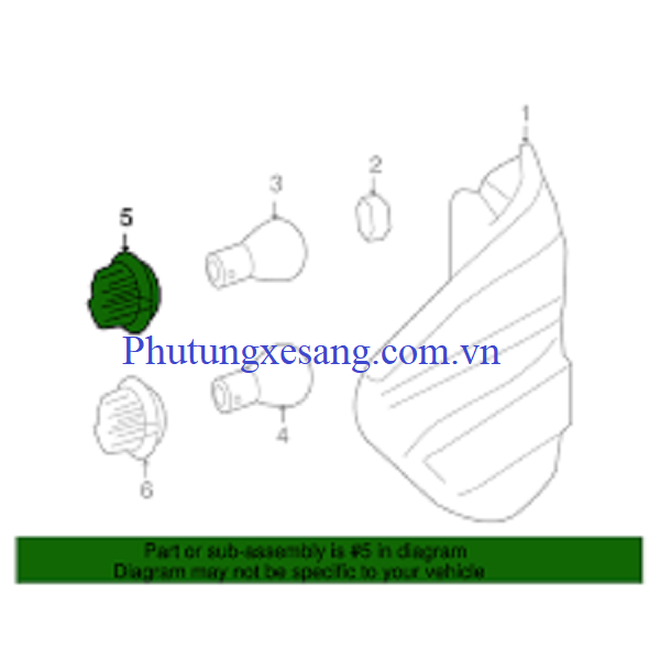Đui đèn hậu Mercedes ML350 ML450 Đui đèn hậu Mercedes ML350 ML450