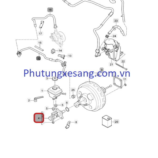 Ốp đèn gầm trái BMW 520i 525d 528i 5 Ốp đèn gầm trái BMW 520i 525d 528i 5