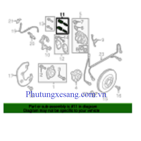 Cao su cuppen chốt caliper sau Audi Cao su cuppen chốt caliper sau Audi