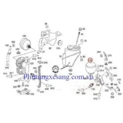 Bầu tích áp sau Mercedes S450 S560 SL450 SL5-A2213280015 2 Bầu tích áp sau Mercedes S450 S560