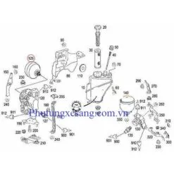 Bầu tích áp trước Mercedes S450 S560
