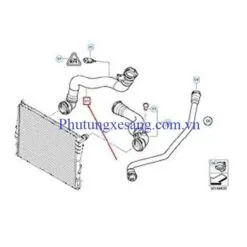 Ống nước làm mát động cơ BMW X5 E7