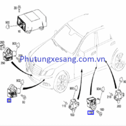 Cảm biến kich nổ túi khí Mercedes E2