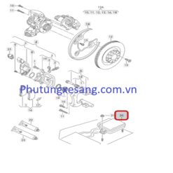 Hộp điều khiển phanh tay Audi A4 A5