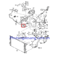 Ống nước làm mát Audi A4 A5 Q5 2