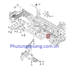 Tấm chắn gầm xe phải Audi Q7-7L88252
