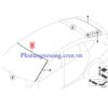 Gioăng kính chắn gió trên BMM 528i 530i 535i 550-51317199794 3 Gioăng kính chắn gió trên BMM 528i 5