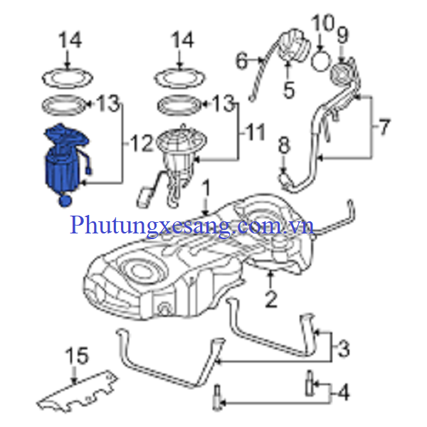 Bơm nhiên liệu Chrysler 300-5136022A Bơm nhiên liệu Chrysler 300-5136022A