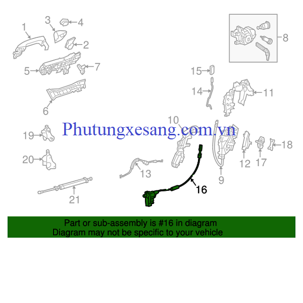 Mô tơ cửa hít trước trái Mercedes S6 Mô tơ cửa hít trước trái Mercedes S6